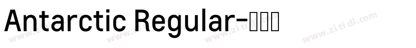 Antarctic Regular字体转换